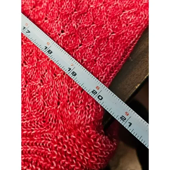 Talbots Pink Textured Sweater size Large Womens Fall Winter - Picture 8 of 9